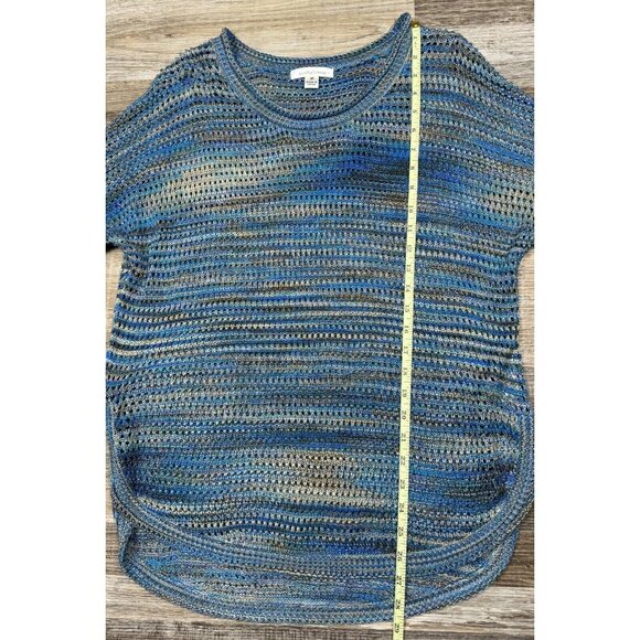 John Paul Richard Womens Open-Knit Multicolor Pullover Sweater Space Dye Size M - Picture 12 of 16